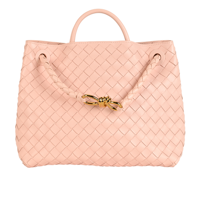 Medium Andiamo, &pound;3,300, Handbags, Pink, Leather, Front view
